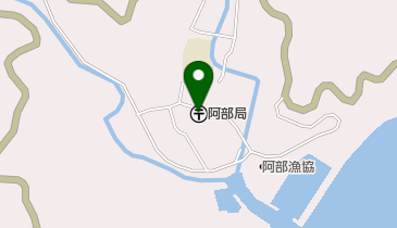 阿部郵便局の地図画像