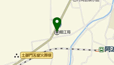 堀江郵便局の地図画像