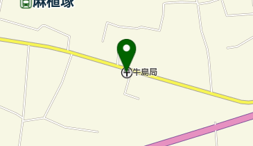 牛島郵便局の地図画像