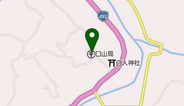 口山郵便局の地図画像
