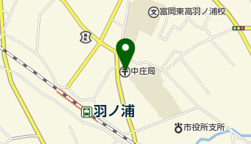 中庄郵便局の地図画像