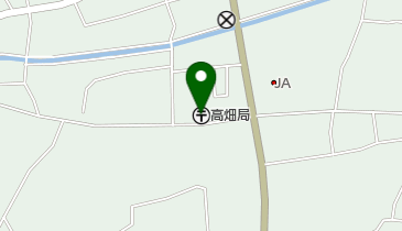 高畑郵便局の地図画像