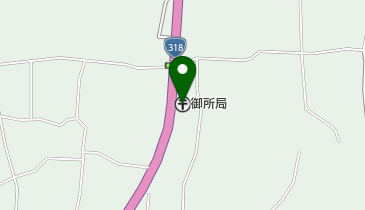 御所郵便局の地図画像