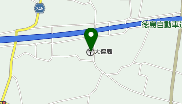 大俣郵便局の地図画像