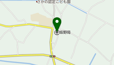 坂野郵便局の地図画像