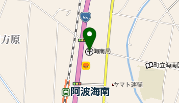 海南郵便局の地図画像