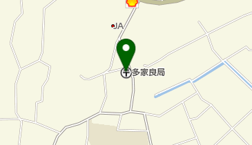 多家良郵便局の地図画像