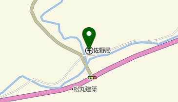 佐野郵便局の地図画像
