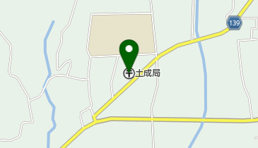 土成郵便局の地図画像