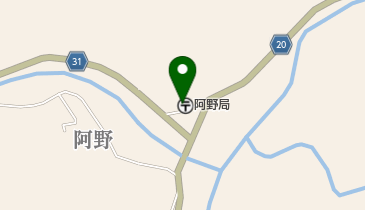 阿野郵便局の地図画像