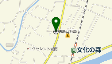 徳島八万郵便局の地図画像
