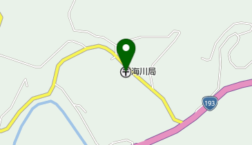 海川郵便局の地図画像