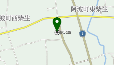 伊沢郵便局の地図画像