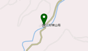 三好東山郵便局の地図画像