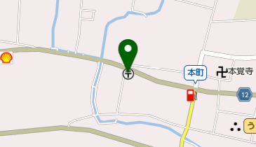 脇町うだつ郵便局の地図画像