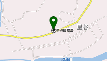 星谷簡易郵便局の地図画像
