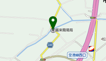 喜来簡易郵便局の地図画像