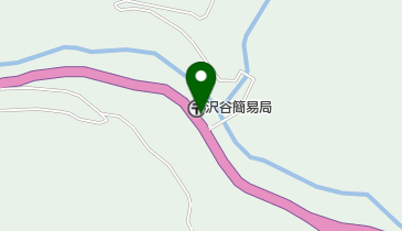 沢谷簡易郵便局の地図画像