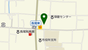 長尾郵便局の地図画像