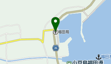 福田郵便局の地図画像