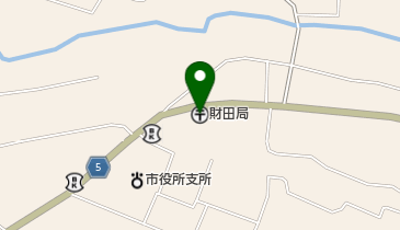 財田郵便局の地図画像