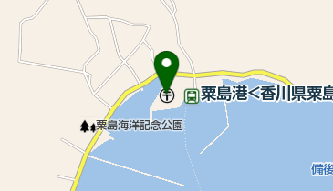 粟島郵便局の地図画像