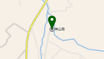 神山郵便局の地図画像