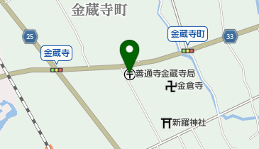 善通寺金蔵寺郵便局の地図画像