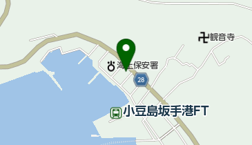 坂手郵便局の地図画像