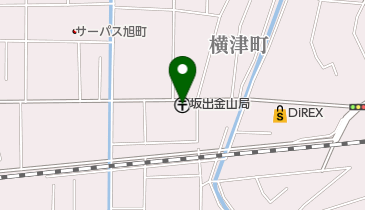 坂出金山郵便局の地図画像