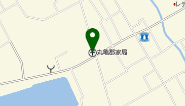 丸亀郡家郵便局の地図画像