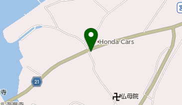 海岸寺郵便局の地図画像