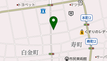 坂出白金町郵便局の地図画像