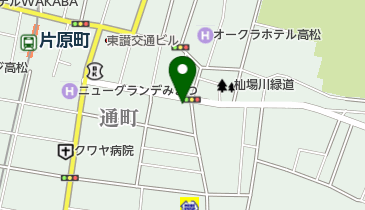 高松井口町郵便局の地図画像