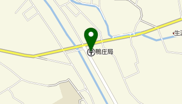 鴨庄郵便局の地図画像