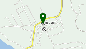 宮ノ浦郵便局の地図画像