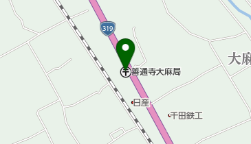 善通寺大麻郵便局の地図画像