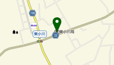 東小川郵便局の地図画像