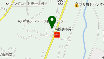 高松鶴市郵便局の地図画像