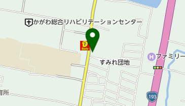 高松田村町郵便局の地図画像