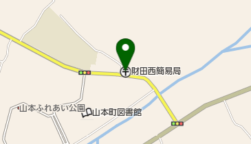 財田西簡易郵便局の地図画像