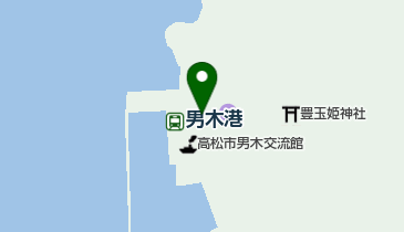 男木島簡易郵便局の地図画像