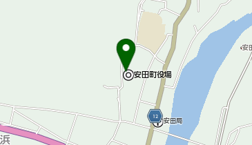 安田郵便局の地図画像