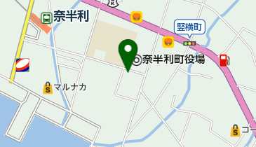 奈半利郵便局の地図画像