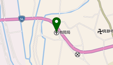 有岡郵便局の地図画像