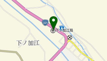 下ノ加江郵便局の地図画像
