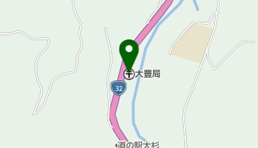 大豊郵便局の地図画像