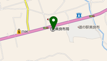 美良布郵便局の地図画像