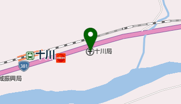 十川郵便局の地図画像