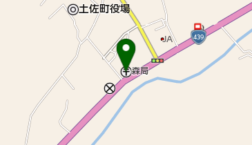 森郵便局の地図画像